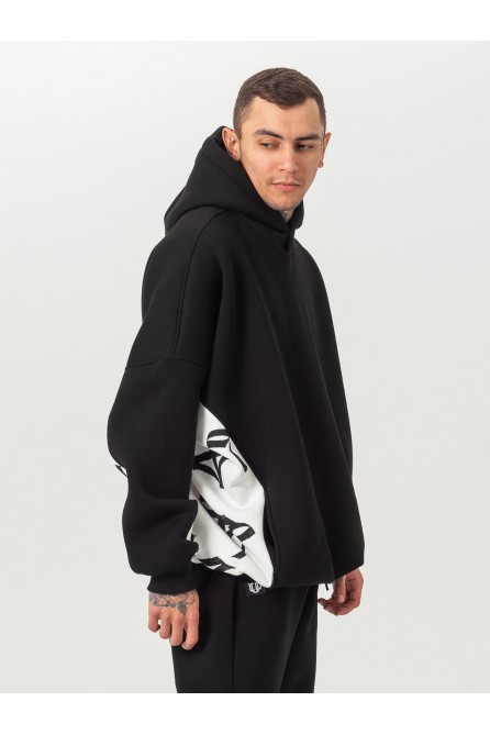 Oversize LUD Худі – "Only One" Black W